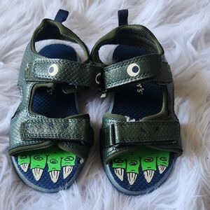Green Monster Kids Sandals